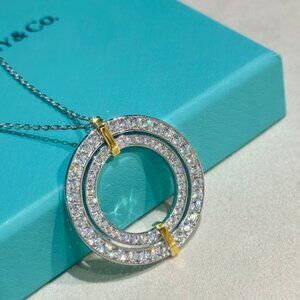 Tiffany & Co. Circle diamond necklace